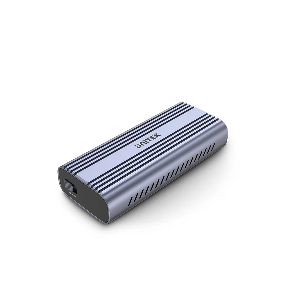 UNITEK SOLID FORCE REEFER EITHER USB-C TO M.2 ENCLOSURE GRAY S1225A