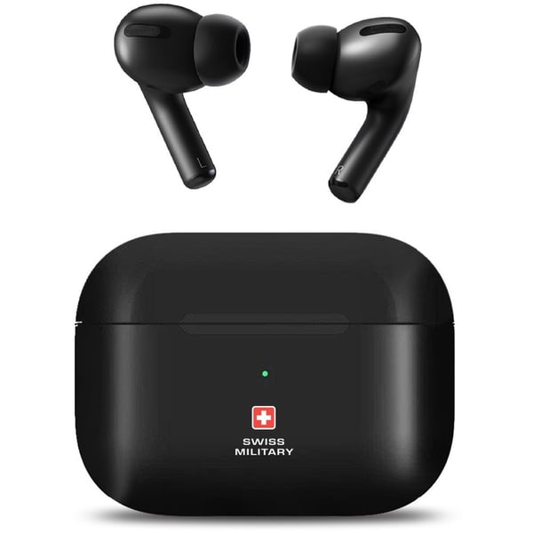 SWISS MILITARY VICTOR TRUE WIRELESS EARBUDS BLACK SM-TWS-VICTOR1-BLK