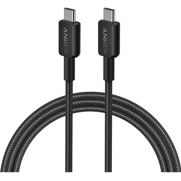 ANKER 322 USB C TO USB C CABLE BRAIDED 3F BLACK A81F5H11