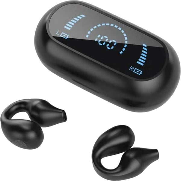 SWISS MILITARY DELTA 4  AIR CONDUCTION WIRELESS EARBUDS BLACK SM-TWS-DELTA4-BLK