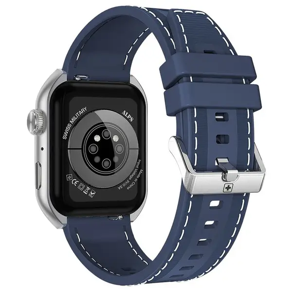 SWISS MILITARY ALPS 3 BLUE WATCH WITH SILICON STRAP  SM-WAT-ALPS3-SLF-BLUSST thumbnail 4
