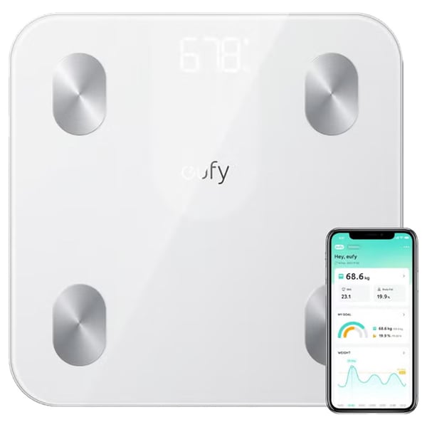 ANKER EUFY SMART SCALE A1WITH BLUETOOTH  WHITE T9120K21