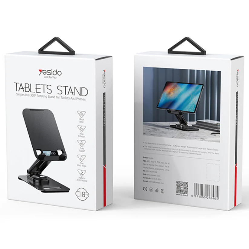 YESIDO DESKTOP STAND BLACK C300 thumbnail 3