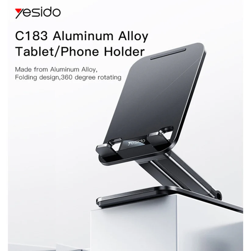 YESIDO DESKTOP STAND BLACK C300 thumbnail 2