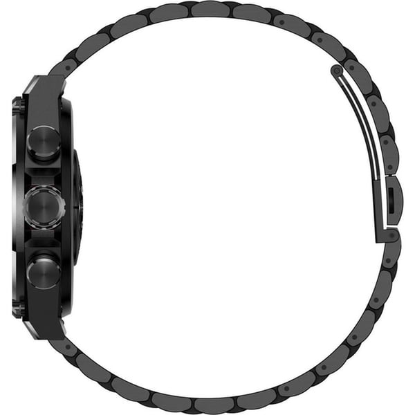 SWISS MILITARY DOM 6 WATCH WITH GUN METAL STRAP BLACK SM-WCH-DOM6-BLKGUNMS thumbnail 3