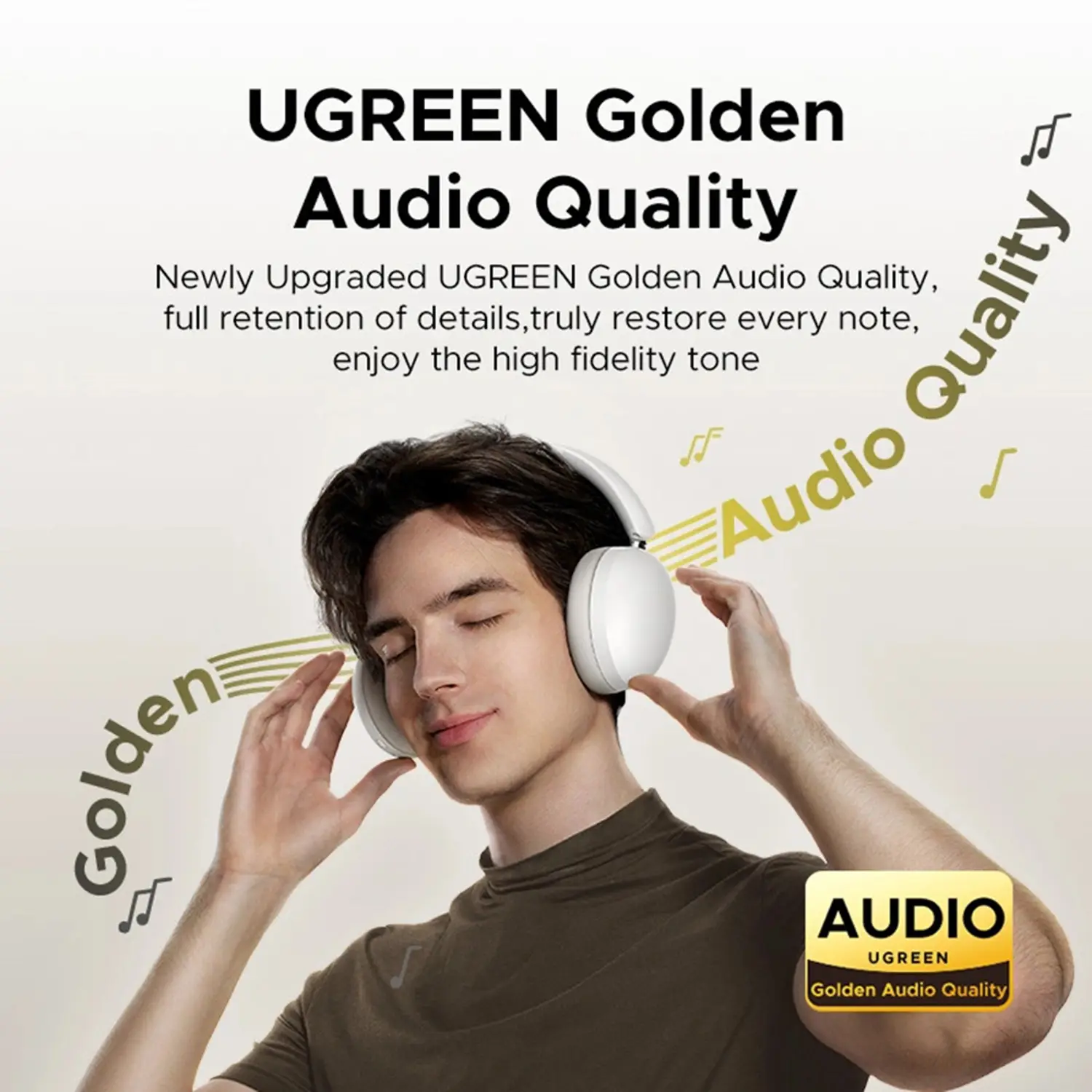 UGREEN STUDIO MAX2 WIRELESS HEADPHONE GRAY 45017 thumbnail 8