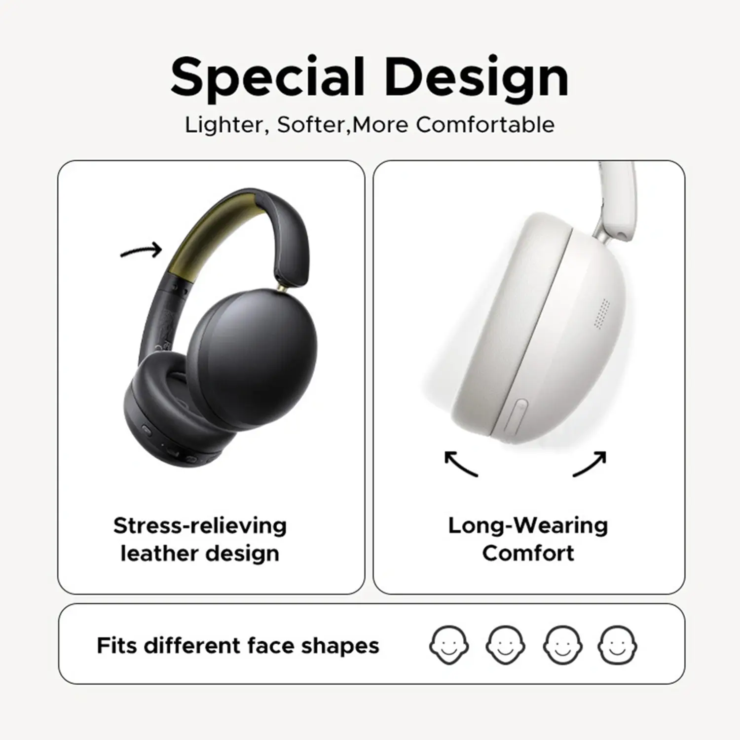 UGREEN STUDIO MAX2 WIRELESS HEADPHONE BLACK 45018 thumbnail 4