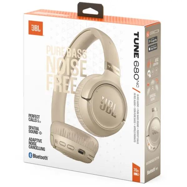 JBL TUNE 780NC WIRELESS HEADSET BEIGE thumbnail 8