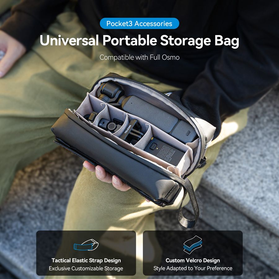 TELESIN POCKET 3 CAMERA STORAGE BAG S6-PRC-08-TDJ thumbnail 5