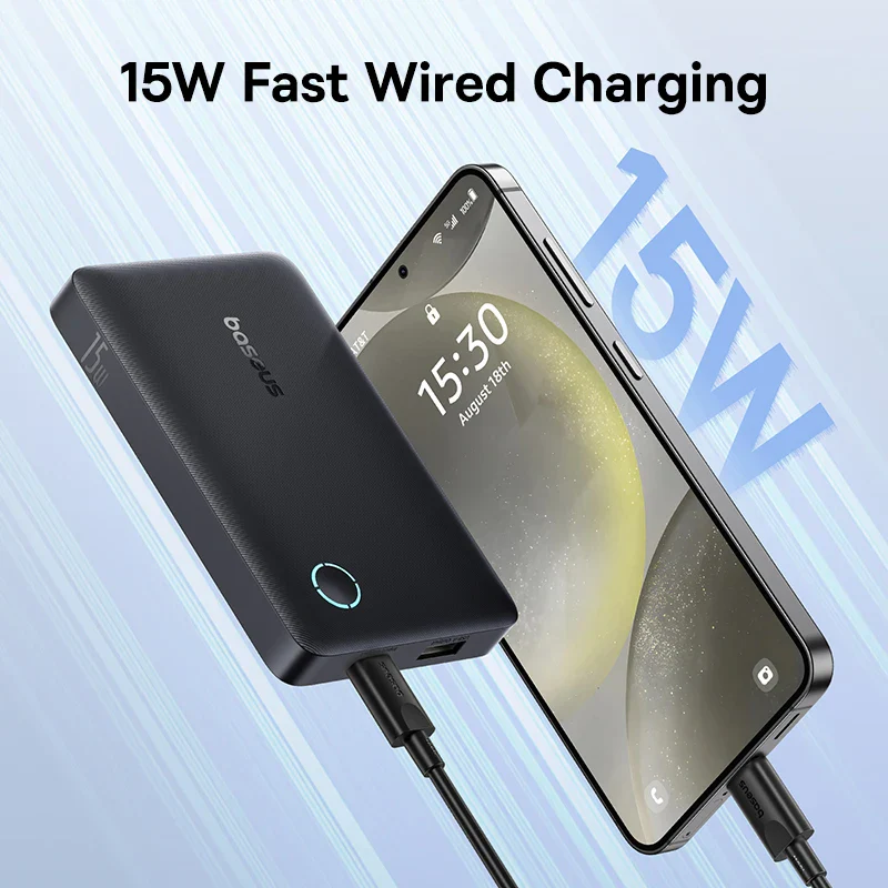 BASEUS ENERFILL FP11 FAST CHARGING 10000MAH 15W POWERBANK BLACK thumbnail 6