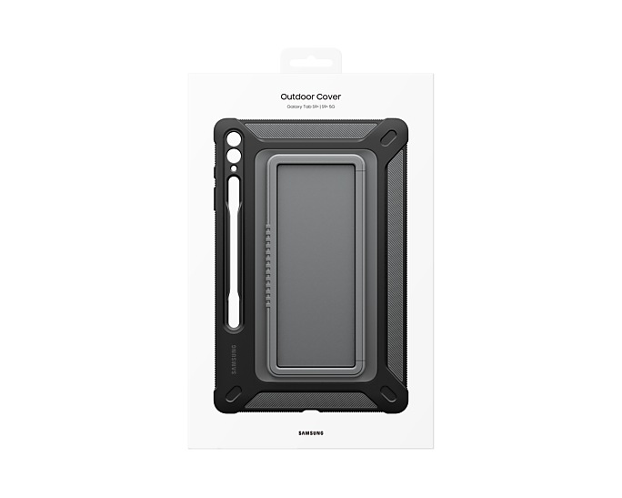 SAMSUNG GALAXY TAB S9 PLUS OUTDOOR COVER BLACK EF-RX810CBEGWW thumbnail 3