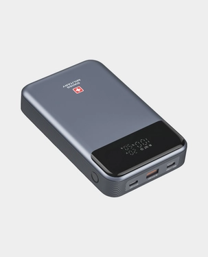 SWISS MILITARY 10000MAH 3 IN 1 WIRELESS MAGNETIC CHARGING PORTABLE POWERBANK BLACK thumbnail 5
