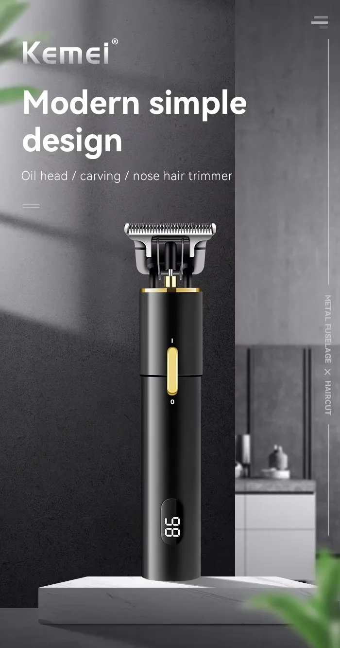 KEMEI PROFESSIONAL 3 IN 1 HAIR CLIPPER TRIMMER KM-1894 thumbnail 11