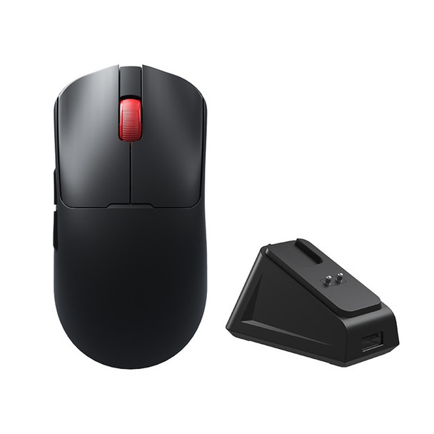 AULA ERGONOMIC TRI MODE WIRELESS GAMING MOUSE WITH MAGNETIC BASE SC380PRO BLACK
