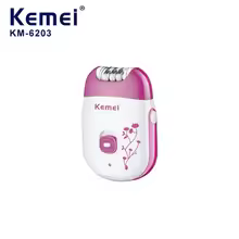 KEMEI WOMEN BODY HAIR TRIMMER MINI PROFESSIONAL MINI HAIR PLUCKER FOR LADIES KM-6203 thumbnail 6