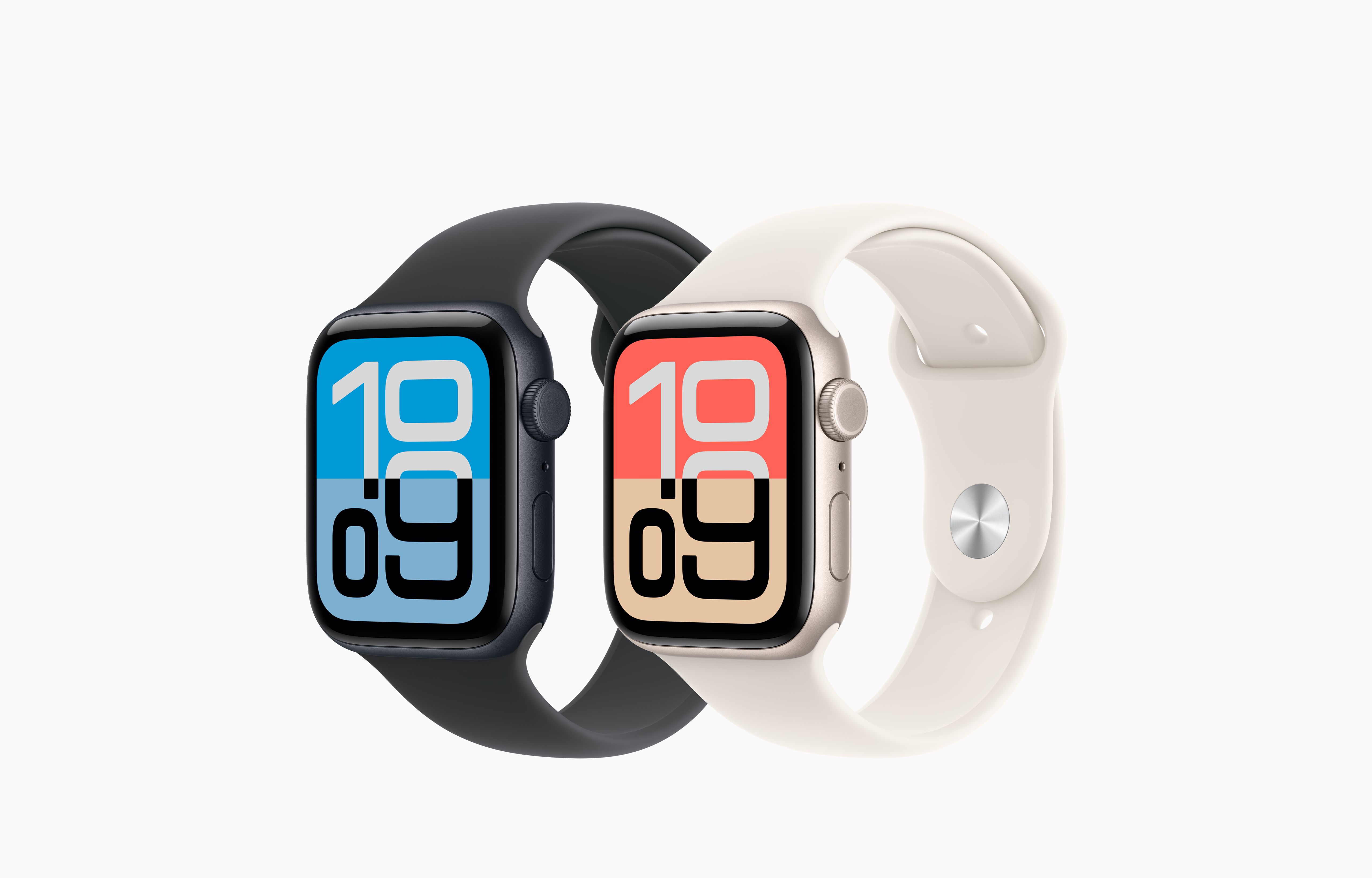 APPLE WATCH SE 2ND GENERATION 40MM GPS MIDNIGHT ALUMINIUM WITH MIDNIGHT SPORT BAND S/M MXE73 thumbnail 2