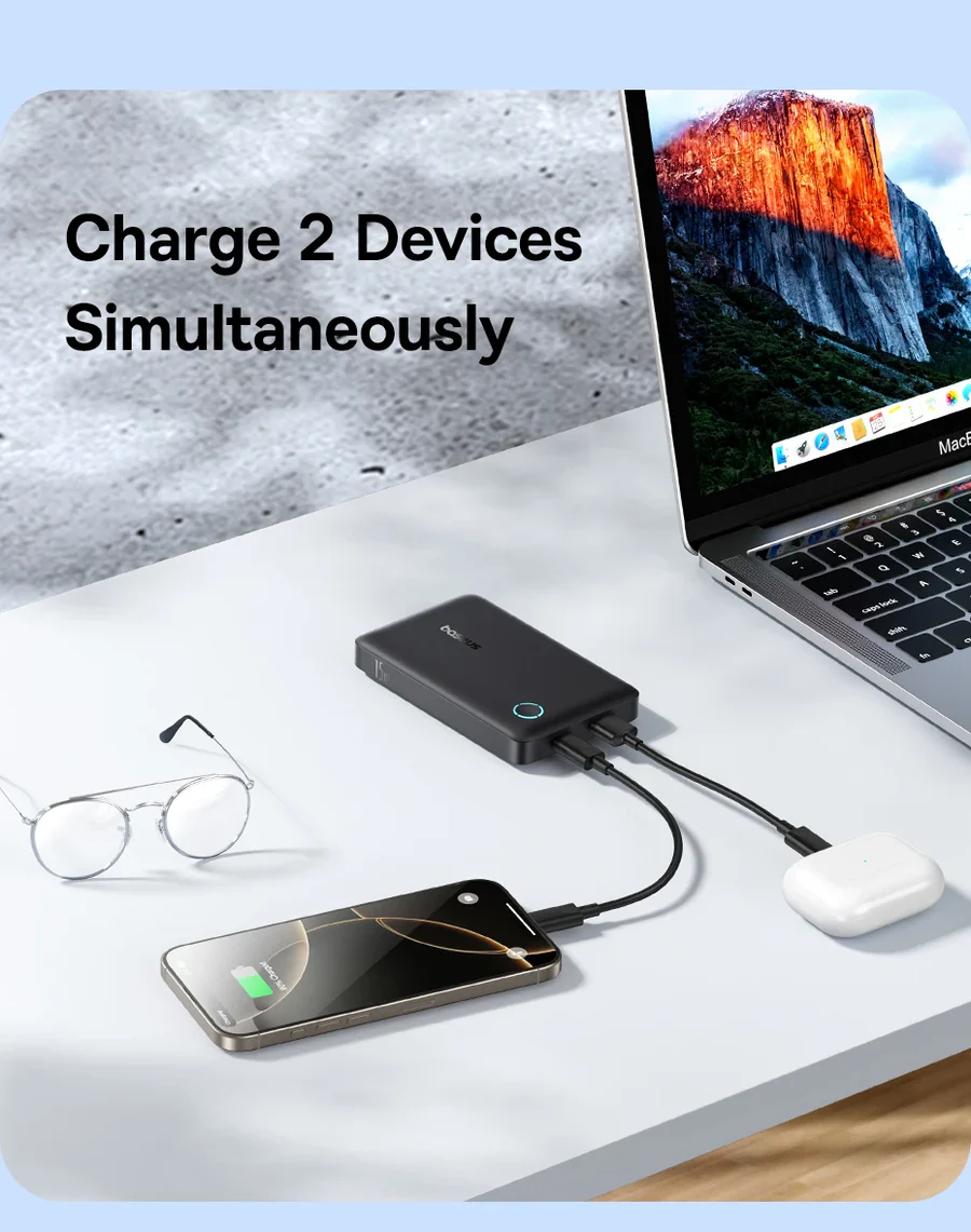 BASEUS ENERFILL FP11 FAST CHARGING 10000MAH 15W POWERBANK BLACK thumbnail 11