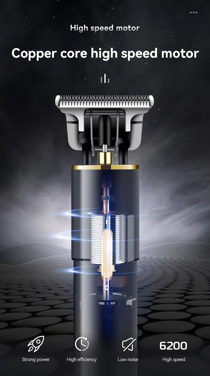 KEMEI PROFESSIONAL 3 IN 1 HAIR CLIPPER TRIMMER KM-1894 thumbnail 6