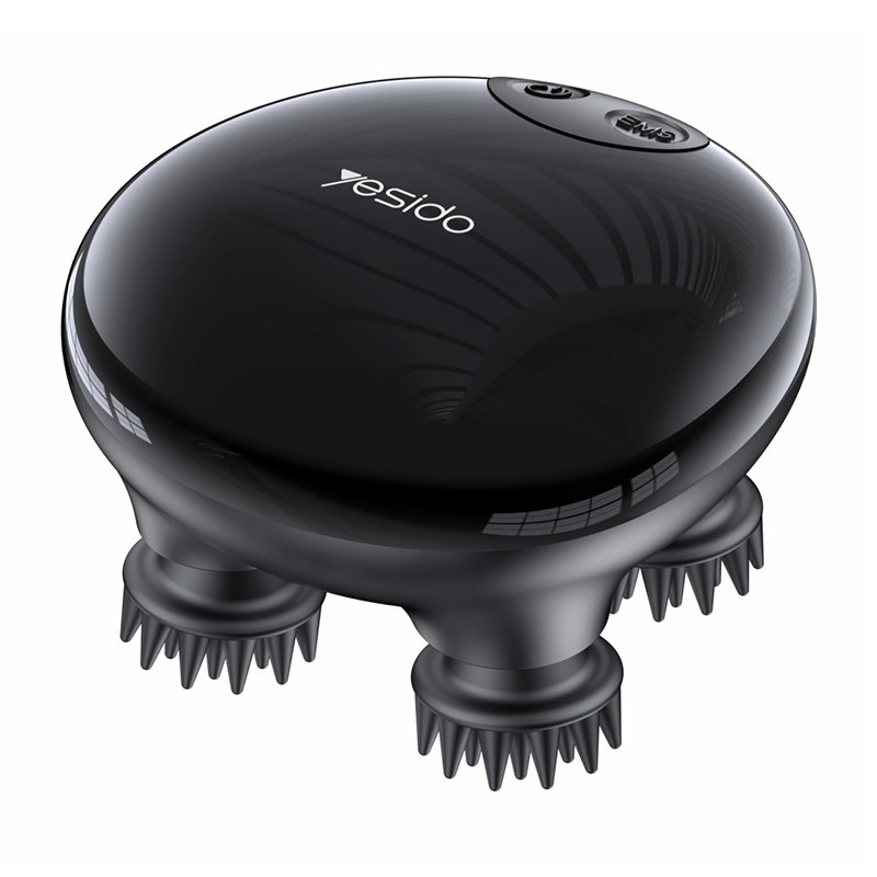 YESIDO FUNCTIONAL HEAD MASSAGER BLACK MG04