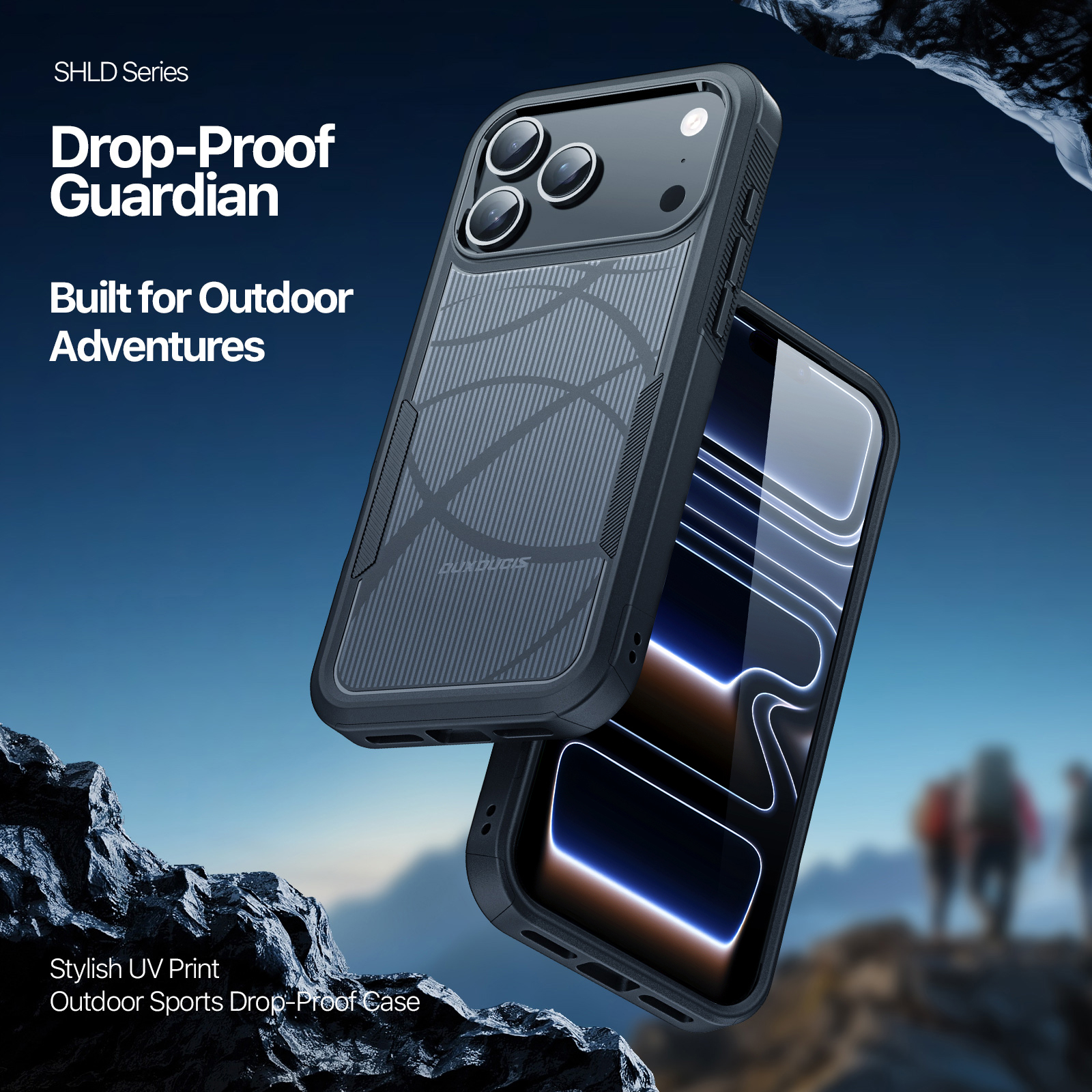 DUX DUCIS IPHONE 17 PRO MAX SHLD SERIES DROP PROOF CONTOUR LINE CASE SHLD0013 thumbnail 2