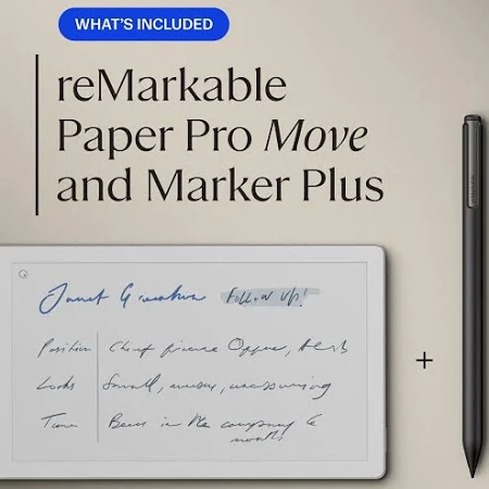 REMARKABLE PAPER PRO MOVE WITH MARKER PLUS AND BOOK FOLIO PREMIUM LEATHER BLACK RM91A-1004NW thumbnail 4