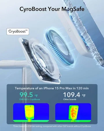 ESR HALOLOCK 2 IN 1 MAGNETIC WIRELESS CHARGER thumbnail 3