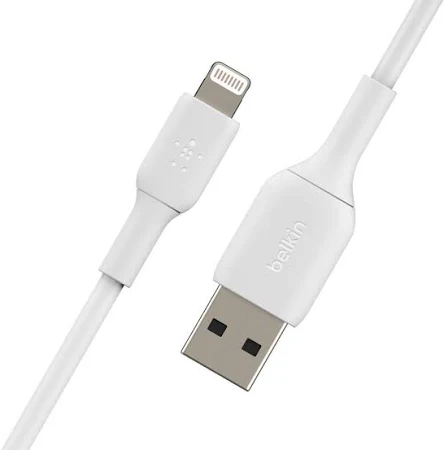 BELKIN LIGHTNING TO USB A 1M CABLE WHITE CAA001BT1MWH thumbnail 3
