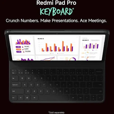 REDMI PAD PRO 8+256GB GRAPHITE GREY WITH KEYBOARD thumbnail 12