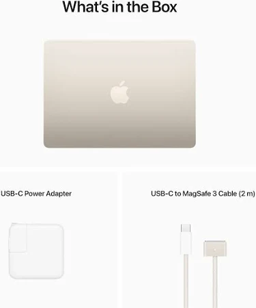 APPLE MACBOOK AIR 13 INCH M2 CHIP 8 CORE CPU 8 CORE GPU 16GB 256GB STARLIGHT ARABIC MC7W4 thumbnail 11