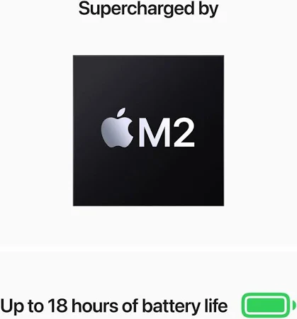 APPLE MACBOOK AIR 13 INCH M2 CHIP 8 CORE CPU 8 CORE GPU 16GB 256GB STARLIGHT ARABIC MC7W4 thumbnail 9