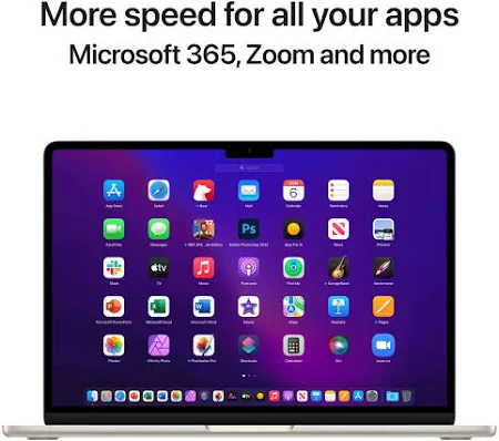 APPLE MACBOOK AIR 13 INCH M2 CHIP 8 CORE CPU 8 CORE GPU 16GB 256GB STARLIGHT ARABIC MC7W4 thumbnail 8