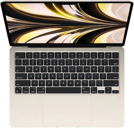 APPLE MACBOOK AIR 13 INCH M2 CHIP 8 CORE CPU 8 CORE GPU 16GB 256GB STARLIGHT ARABIC MC7W4 thumbnail 3