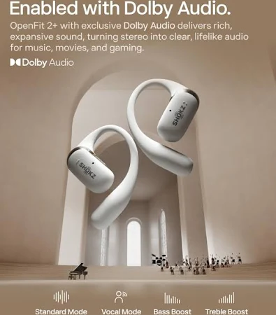 AFTERSHOKZ OPENFIT 2+ OPEN EAR TRUE WIRELESS EARBUDS GREY T921 thumbnail 9
