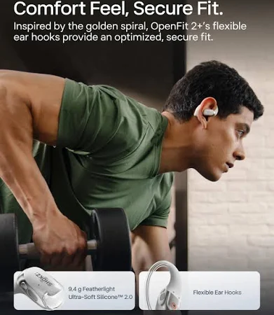 AFTERSHOKZ OPENFIT 2+ OPEN EAR TRUE WIRELESS EARBUDS GREY T921 thumbnail 5