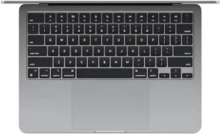 APPLE MACBOOK AIR 15 INCH M3 CHIP WITH 8 CORE CPU 10CORE GPU 24GB 512GB SSD SPACE GREY ARBIC MC9H4 thumbnail 2