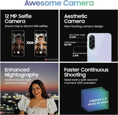 SAMSUNG GALAXY A36 5G 8+256GB AWESOME LAVENDER SM-A366B/DS thumbnail 12