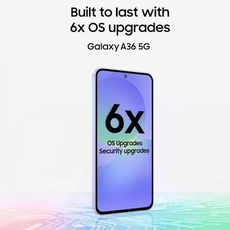 SAMSUNG GALAXY A36 5G 8+256GB AWESOME LAVENDER SM-A366B/DS thumbnail 5