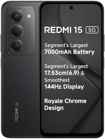 MI REDMI 15 5G 8GB RAM 256 ROM MIDNIGHT BLACK thumbnail 2