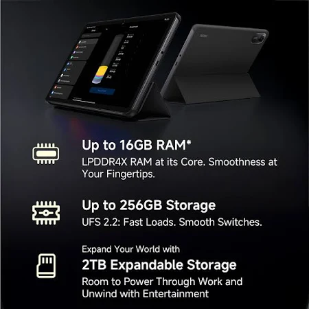 MI REDMI PAD 2 4G 8GB RAM 256GB ROM GRAPHITE GRAY thumbnail 8