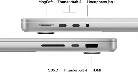 APPLE MACBOOK PRO 14 INCH M5 CHIP WITH 10 CORE CPU 10 CORE GPU 16GB 512GB SSD ARB SILVER MDE44 thumbnail 7