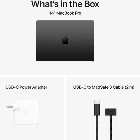 APPLE MACBOOK PRO 14 INCH M5 CHIP WITH 10 CORE CPU 10 CORE GPU 16GB 1TB SSD ARB SPACE BLACK MDE14 thumbnail 9
