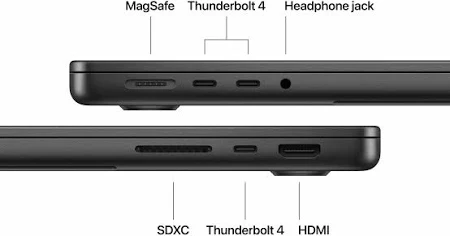 APPLE MACBOOK PRO 14 INCH M5 CHIP WITH 10 CORE CPU 10 CORE GPU 16GB 512GB SSD ARB SPACE BLACK MDE04 thumbnail 5