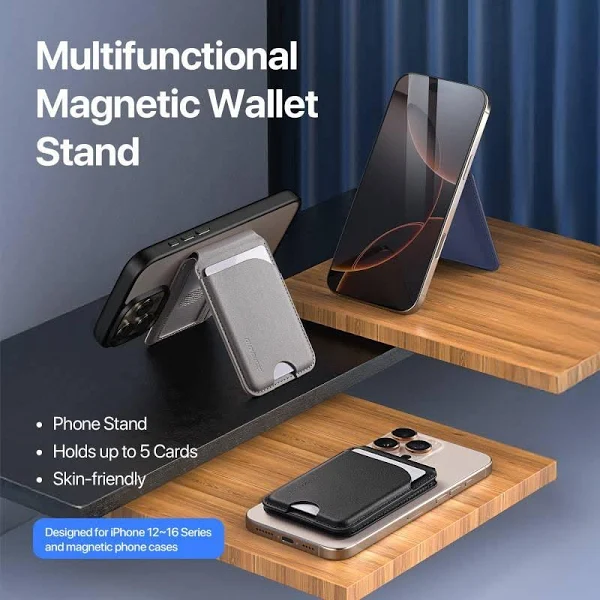 DUXDUCIS NEVA SERIES MAGNETIC WALLET STAND GREY NEVA0002-CP thumbnail 7