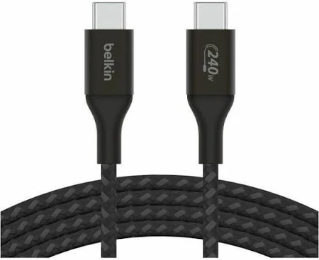 BELKIN BOOST CHARGE USB C TO USB C 240W CABLE 1M BLACK CAB015BT1MBK thumbnail 5
