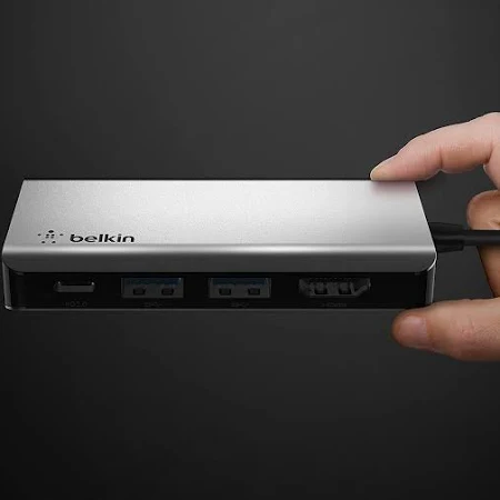 BELKIN CONNECT USB C 4 IN 1 MULTIPORT ADAPTER AVC006BTSGY thumbnail 6