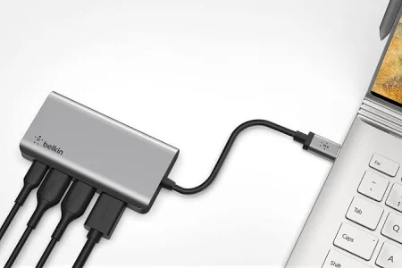 BELKIN CONNECT USB C 4 IN 1 MULTIPORT ADAPTER AVC006BTSGY thumbnail 3