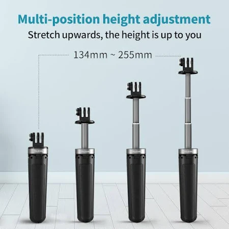 TELESIN MINI TRIPOD SELFIE STICK FOR ACTION CAMERA GP-MNP-092-X thumbnail 7
