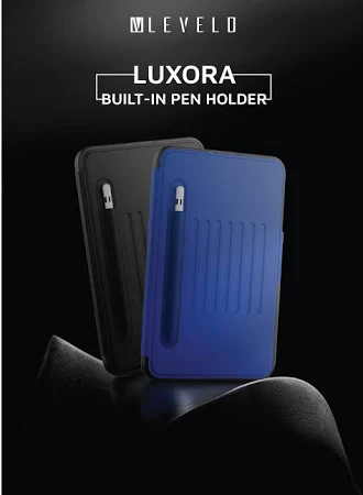 LEVELO LUXORA IPAD 10.2 INCH FULL BODY PROTECTION CASE BLUE LVLIC10BU thumbnail 3