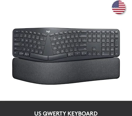 LOGITECH ERGO WIRELESS SPLIT KEYBOARD K860 ENG/ARB 920-010532 thumbnail 2