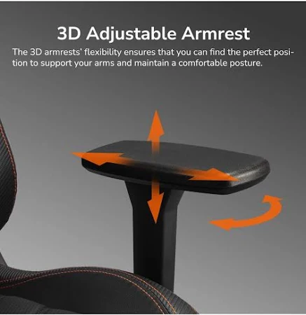 COUGAR ARMOR EVO S GAMING CHAIR ORANGE CG-CHAIR-ARMOR-EVO-S-ORG thumbnail 7